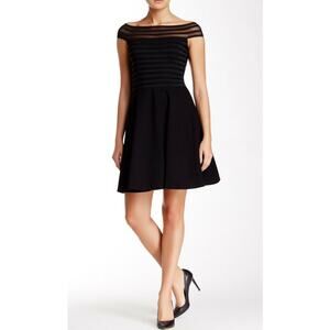 Catherine Malandrino Black Midi Dress